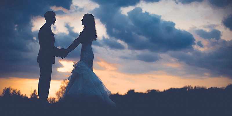 Bride and groom